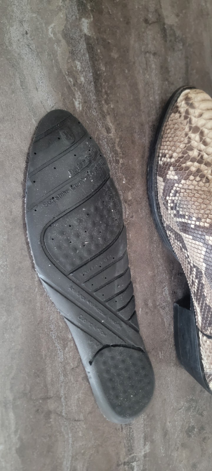 Dan Post Snakeskin Python Western Cowboy Boots Me… - image 14