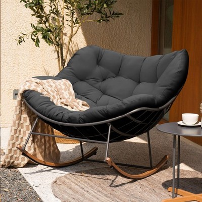 55'' Oversized Papasan Chair Cushion Outdoor Rocking Recliner Replacement Cushion