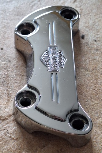 OEM original Harley Lenker Klemmstück Top Riser Clamp Evo & TC Fat Boy Sportster - Picture 3 of 6