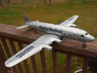 VINTAGE MARX TIN PRESSED STEEL AIRPLANE PAN AM AMERICAN N6519C  PAA