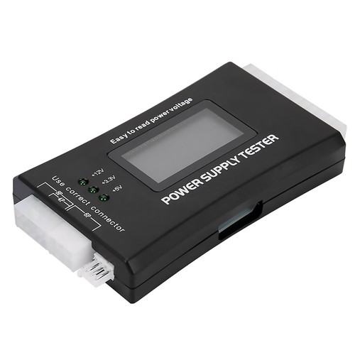 LCD Digital Power Tester 20/24 Pin 4 PSU ATX BTX ITX SATA HDD Power Tester s - Afbeelding 13 van 13