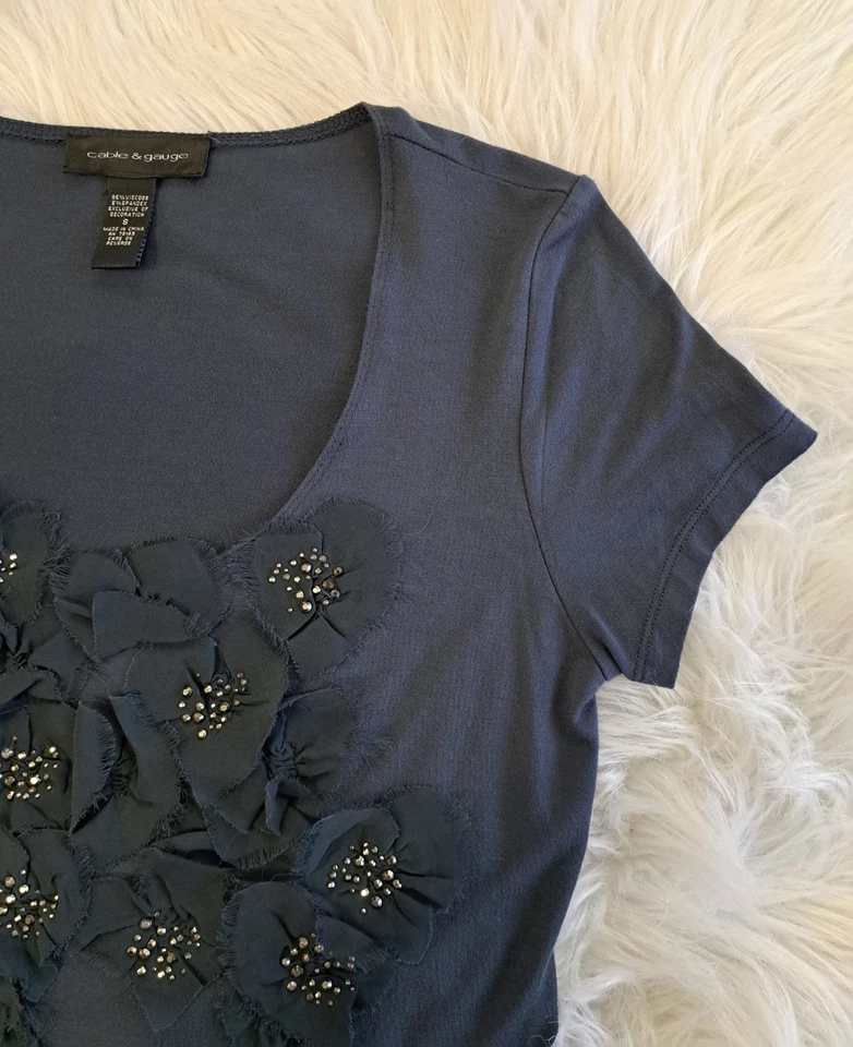 Размер Sm кабель и калибр $68 вечеринки верхний - Изображение 3 из 4