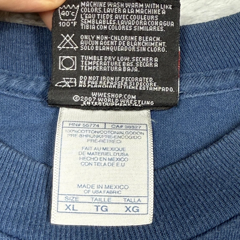 Camisa De Colección WWE Chris Jericho Para Hombres XL Save Us 222 Y2K Lucha Libre 2007 Gráfico Foto 4 de 4