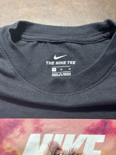 YOUTH BOYS NIKE AIR SZ/M BLACK SUNSET GRAPHIC CREW NECK T SHIRT - Picture 2 of 3