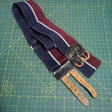 Vintage RAF Stable Belt Double Buckle Strap British Royal Air Force Issue