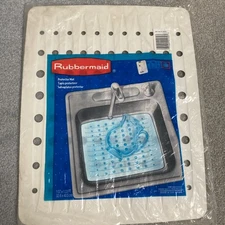 Rubbermaid Sink Protector Mat White 1282 Made in USA 1995 VTG NOS 1.07x 1.33 FT