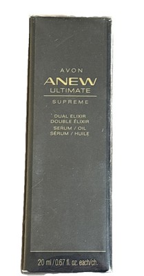 Avon Anew Ultimate Supreme Dual Elixir Serum .67 OZ