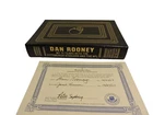 DAN ROONEY SIGNED MY 75 YEARS WITH PITTSBURGH STEELERS NFL EASTON PRESS LEATHER