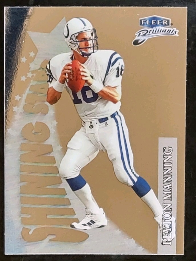 1998 Fleer Brilliants - PEYTON MANNING Shining Stars #9SS of 15 - 🔥RC!   HOF!🔥
