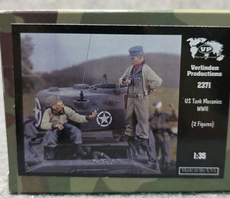 Lot De 2 Figurines Soldat WW2 En Résine 1/35 - Non Peintes - Pour Modélisme - Neuf