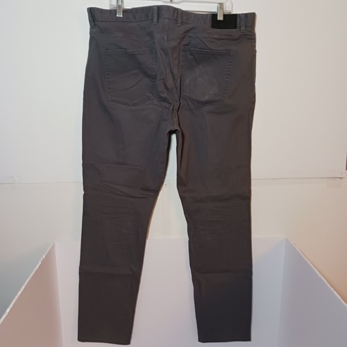 Michael Kors Low Rise Slim Fit Chino Pants Mens Sz 38X32 Gray Stretch Twill - Picture 2 of 8