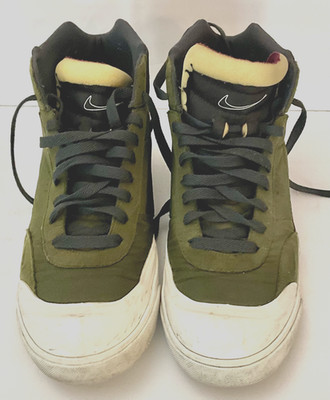 Nike Drop Type Mid Summit Mens Size 10 Green Athletic Comfort Walking Sneakers