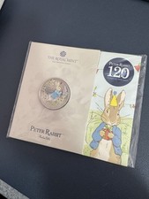 2022 120 Years Peter Rabbit £5 Pound Colour Royal Mint Coin Pack