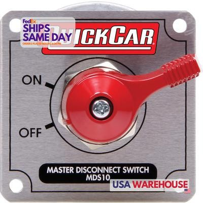 #ad Quickcar 55 023 One Master Disconnect High Amp 4 Post Silver Plate Performance $80.99