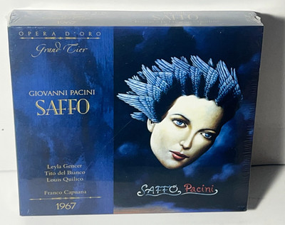 Giovanni Pacini Saffo 1967 OPERA D'ORO 2 CD NEW Rare