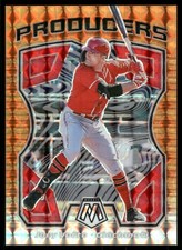 2021 Panini Mosaic Producers Mosaic Orange Fluorescent #10 Joey Votto /99 - BB