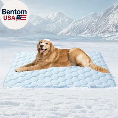 Cooling Mat for Dogs, 41'' X 28''(Q-Max 0.53), Washable Dog Cooling Mat, Portable
