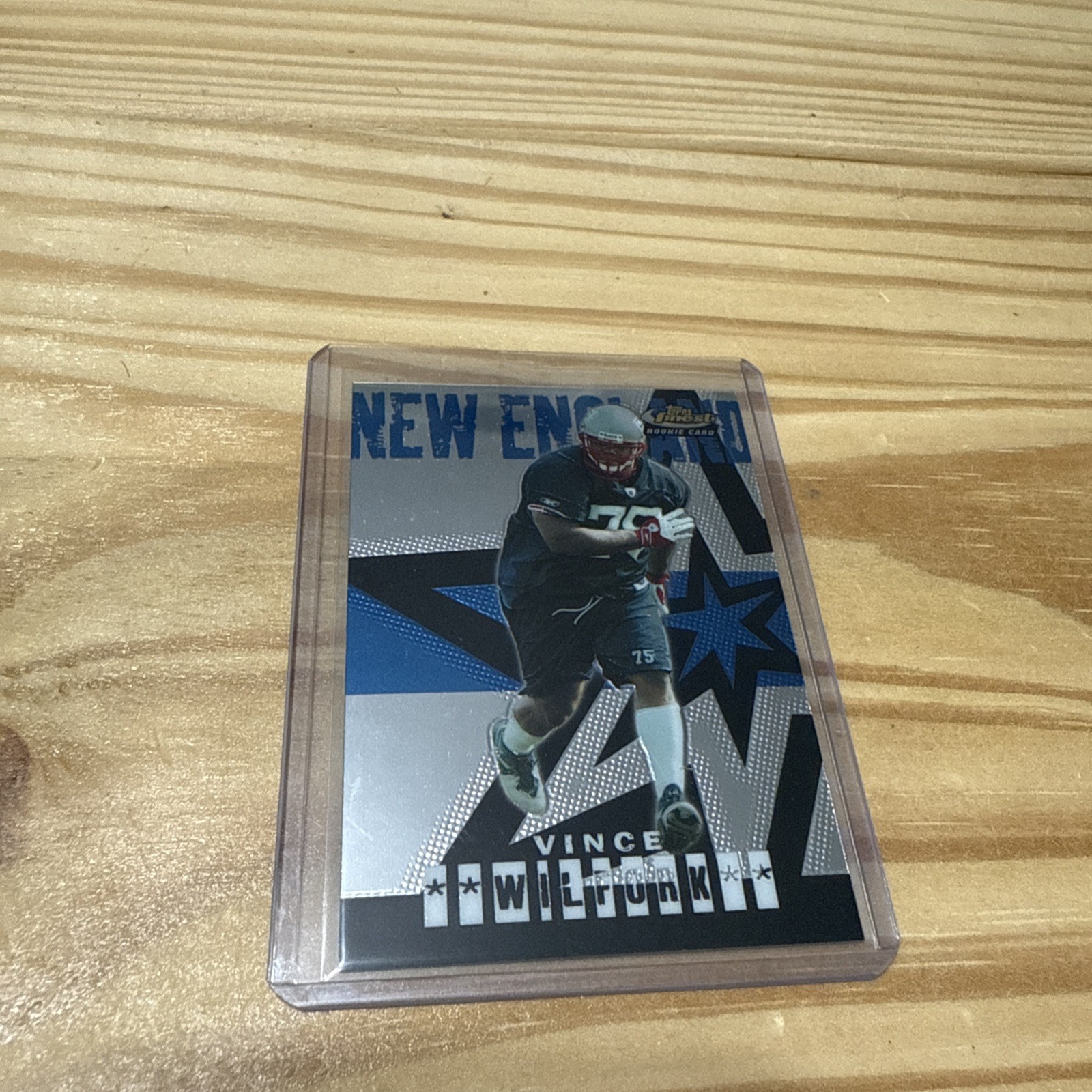 Vince Wilfork Rookie Topps Finest 2004 Patriots NFL #86