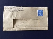 Coal Mining Interest - Envelope Mitchell Main Colliery, Shipley, Overstamped NCB