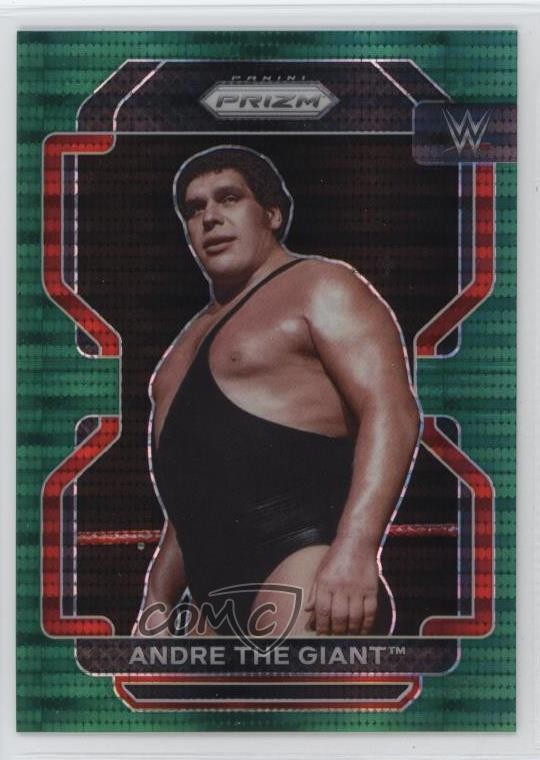 2022 Panini Prizm WWE Green Pulsar Prizm 17/25 Andre the Giant #200 t1s