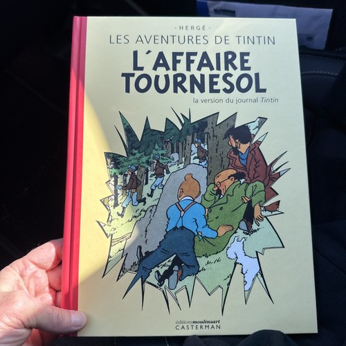 BD L'Affaire Tournesol version du journal Tintin, retiré de la vente le 29/10/25