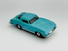 Aurora Thunderjet Tjet '63 CORVETTE - Turquoise HO Slot Car 1356