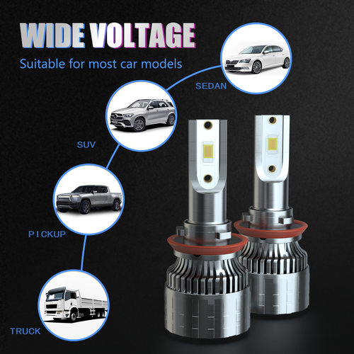 For 2007-2018 Toyota Camry LED Headlight Bulbs Combo Light Kit 6000K White - Foto 13 di 13