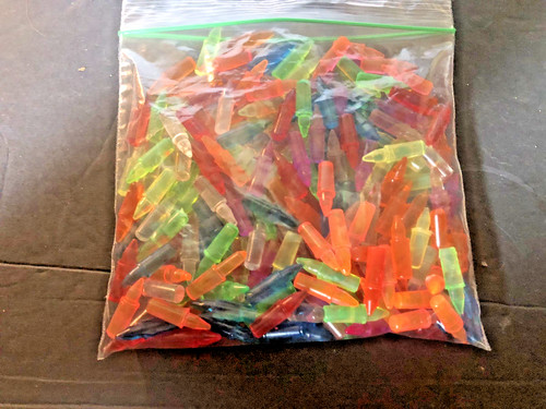 Lot of 200 Lite Brite pointed 7/8" Pegs - For Cube and Lite Brite Flat Screen