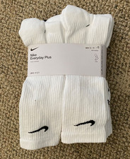 Nike Everyday Plus Socks Crew Cotton Cushioned Dri-FIT SX6897 Mens 12-15 XL