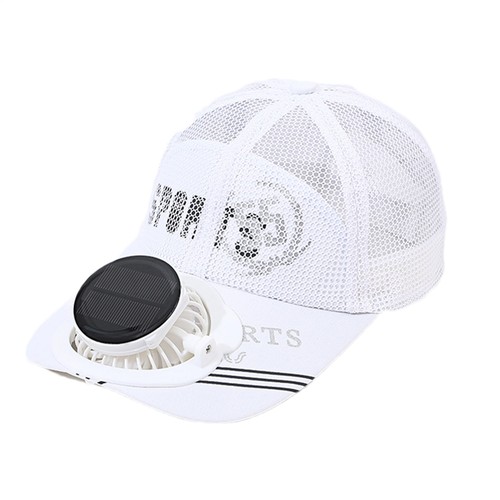 Solar Fan Hat Working Outdoors Breathable Sunhat USB Rechargeable Baseball Cap - 第 16/17 張圖片