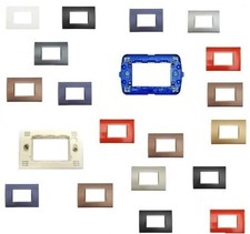 PLACCA MOSTRINA COMPATIBILE CON BTICINO LIVING LIGHT INTERNATIONAL TECH PVC