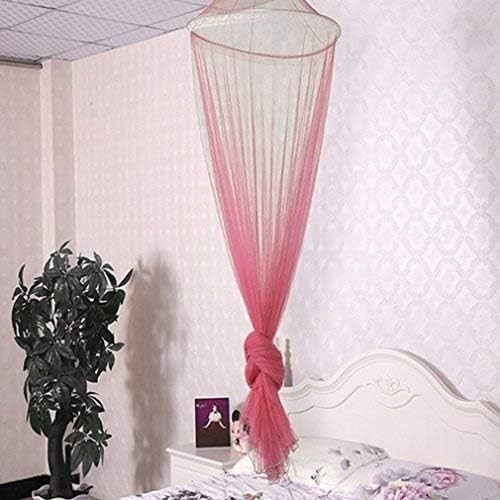Mosquitera domo princesa rosa claro para uso en interiores y exteriores - tamaño grande - Imagen 4 de 8