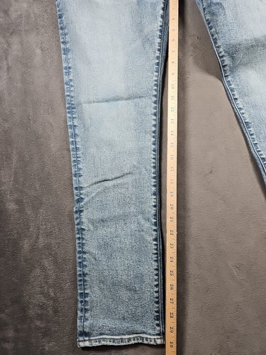 Todd Snyder Jeans Men 31x32 (31x30) Stretch 5-Pocket Slim Fit Light Blue Skinny - Picture 8 of 11