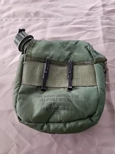 US Military 2 QT Collapsible Water Canteen with 2 Quart Pouch Cover, no sling 