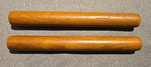 Vintage Wooden Claves: Percussion Rhythm Instrument PRIMIER MADE IN ENGLAND