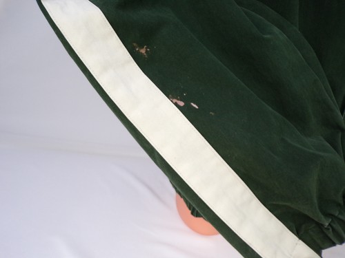 Nautica NS-83 Jacket Windbreaker XL Navy Forest Green Lined Zip Snaps Hood I25 - Picture 17 of 17