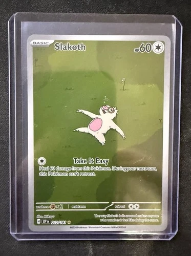 Slakoth 212/191 Illustration Rare Holo - SV08 Surging Sparks - Pokemon TCG EN