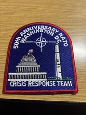 NATO Washington DC 50th Anniversary Crisis Responce Patch -Historical Memorabili