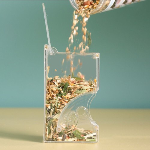 Hangable Hamster Automatic Feeder Plastic Hamster Feeding Bowl Squirrel - Picture 5 of 11
