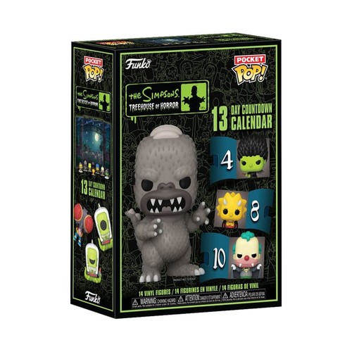 Los Simpson Pocket POP! Treehouse of Horror Calendario de Adviento de 13 Días Cuenta Regresiva - Imagen 1 de 2