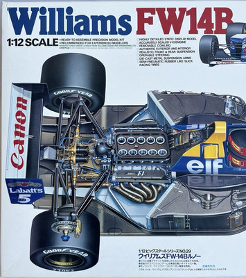 未使用 タミヤ プラモデル ウイリアムズ FW-14B ルノー 1/12 ビッグ
