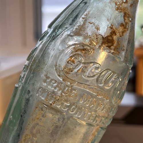 Antique Ice Blue Dayton TN 1915 Coca Cola Soda Bottle Tennessee Hobbleskirt 6oz - Picture 11 of 20