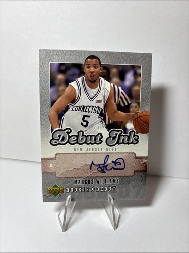 Marcus Williams 2006 Upper Deck Rookie Basketball Debut Ink Nets #DI-MW 🔥