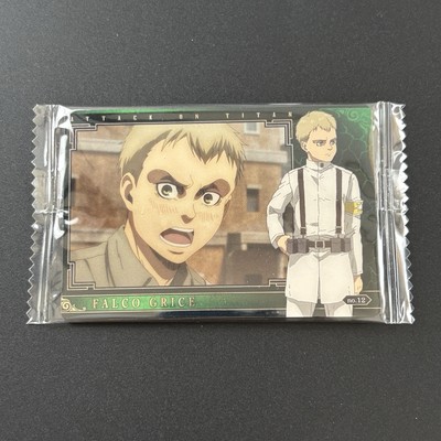 Falco Grace Attack On Titan Final Season Wafer Card No.22 Bandai Japan M553