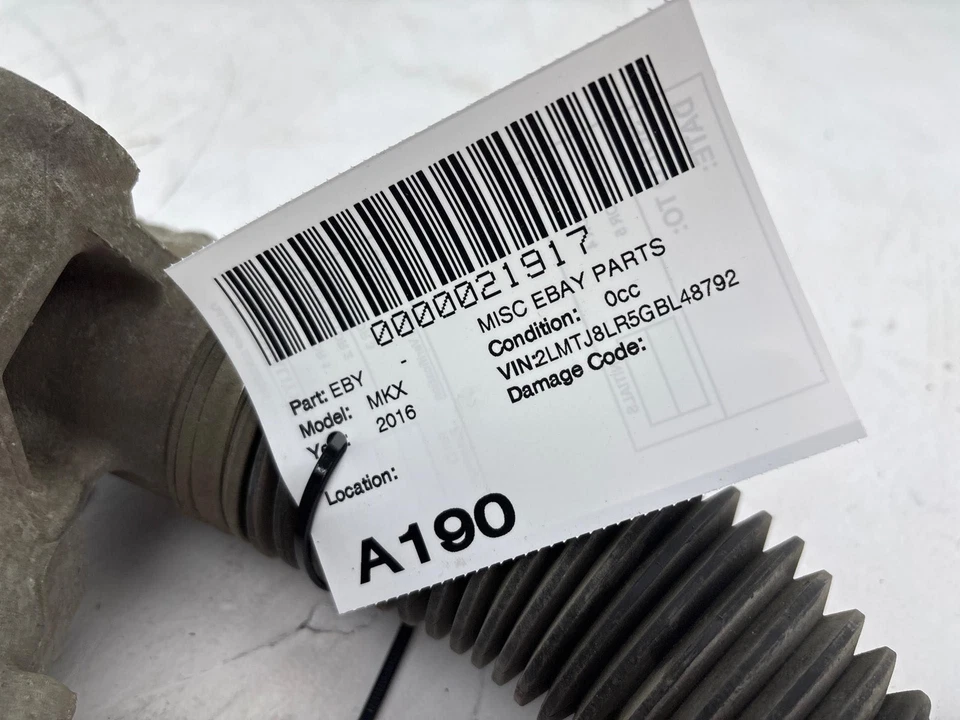 Lincoln MKX 2016-2018 barra de engranajes de dirección y piñón OEM Foto 3 de 4