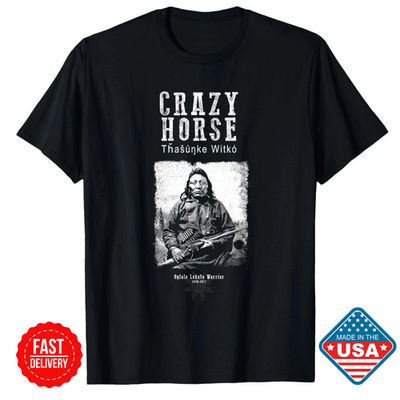 #ad #ad Crazy Horse Warrior T Shirt Lakota Sioux American Indian Tribal Graphic Reprint $16.10