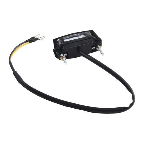 12V License Plate Light ABS Plastic Accessories Black Housing Motorcycle - Picture 3 of 12