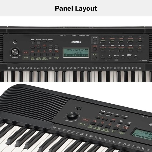 Keyboard für Anfänger Yamaha PSR-E283 tragbar, schwarz - Bild 6 von 6