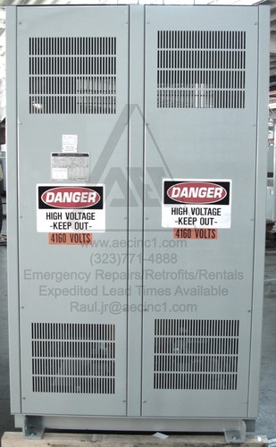 750 kVA MGM, 3 Phase Dry Type Transformer 4160-208Y/120 150ºC Rise Temp - Picture 5 of 7