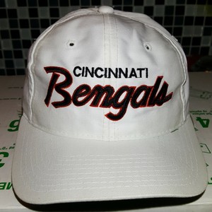 Vtg 80 S 90 S Sports Specialties Cincinnati Bengals Script Spellout Hat Snapback Ebay